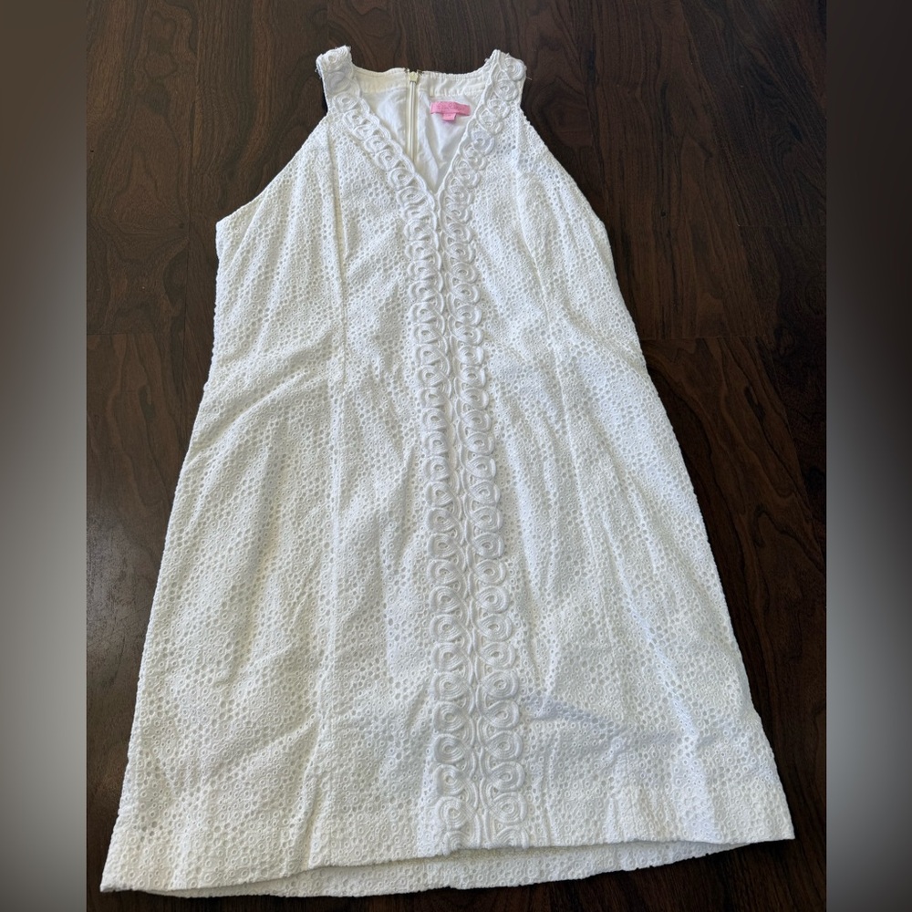 Lilly Pulitzer White Shift Dress